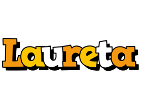 Laureta cartoon logo