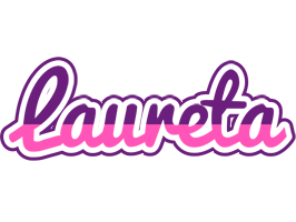 Laureta cheerful logo