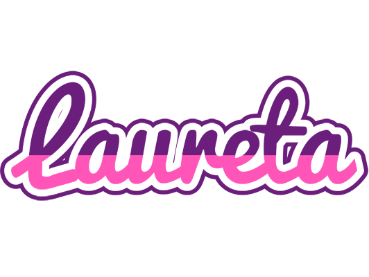 Laureta cheerful logo