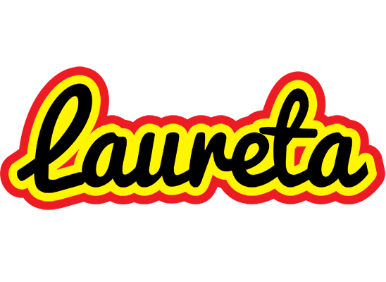 Laureta flaming logo