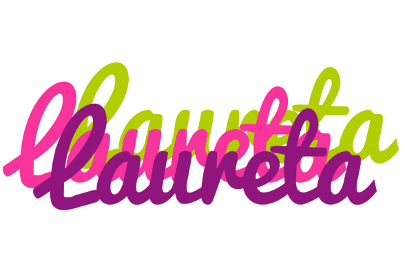 Laureta flowers logo