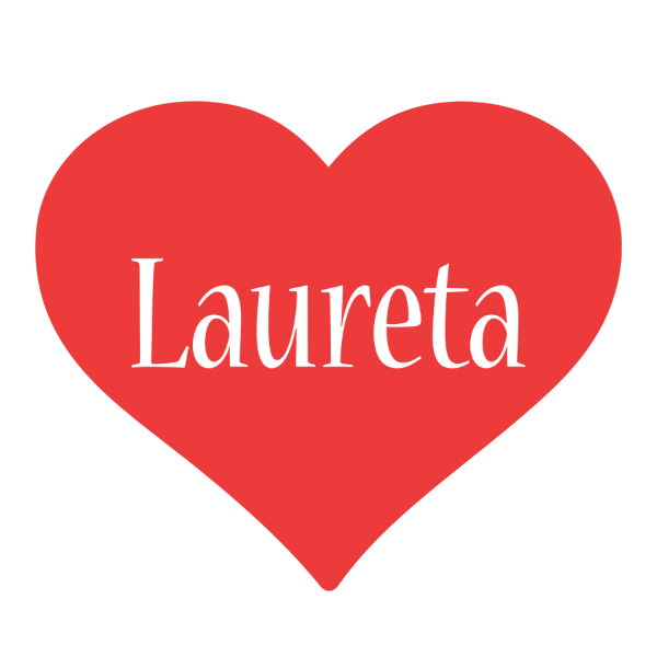Laureta love logo