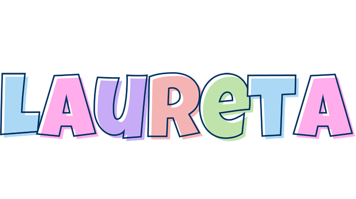 Laureta pastel logo