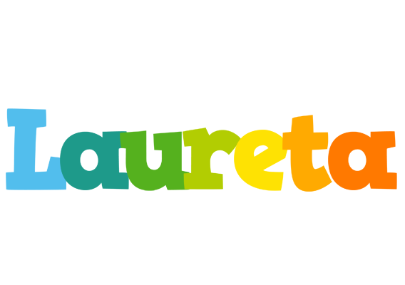 Laureta rainbows logo