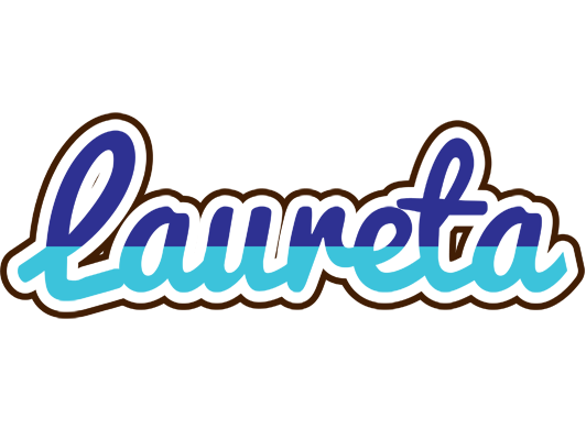 Laureta raining logo