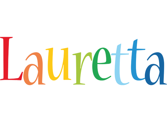 Lauretta birthday logo