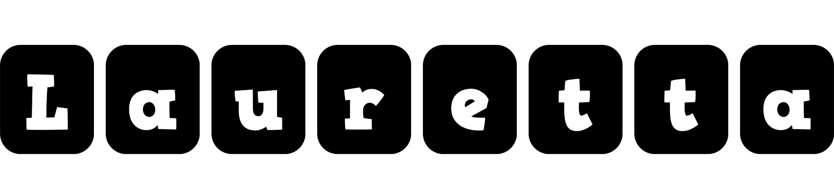Lauretta box logo