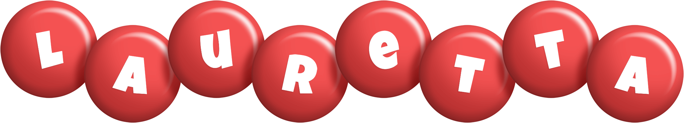 Lauretta candy-red logo