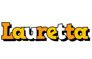 Lauretta cartoon logo