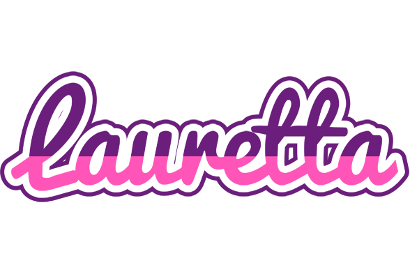 Lauretta cheerful logo