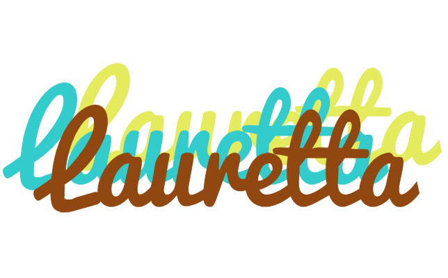 Lauretta cupcake logo