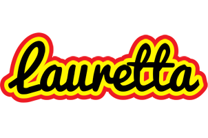 Lauretta flaming logo