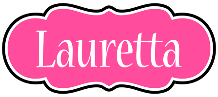 Lauretta invitation logo