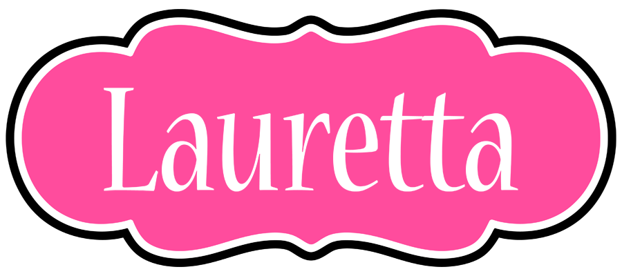 Lauretta invitation logo