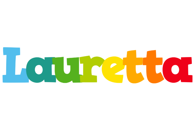Lauretta rainbows logo