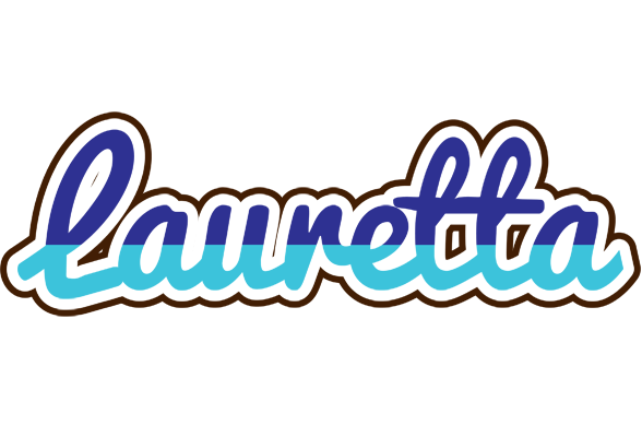 Lauretta raining logo