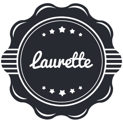 Laurette badge logo