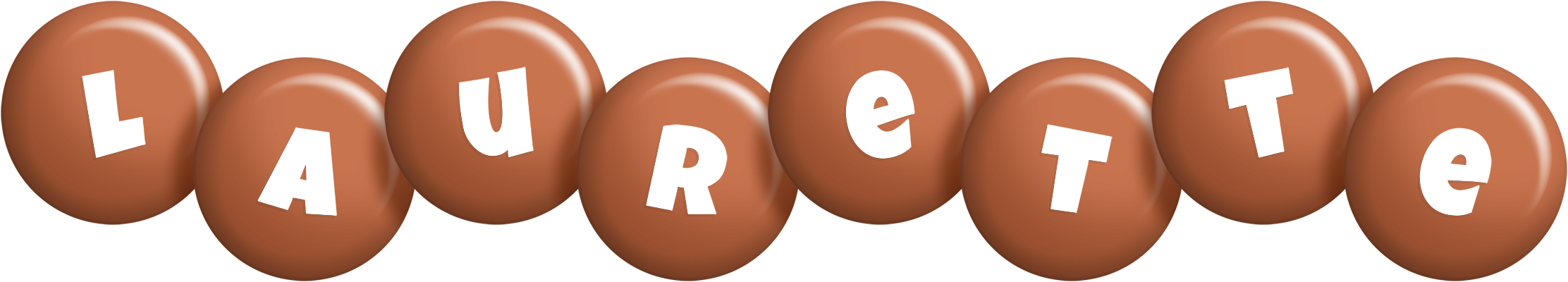 Laurette candy-brown logo