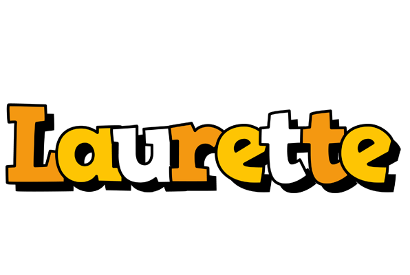 Laurette cartoon logo