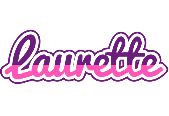 Laurette cheerful logo