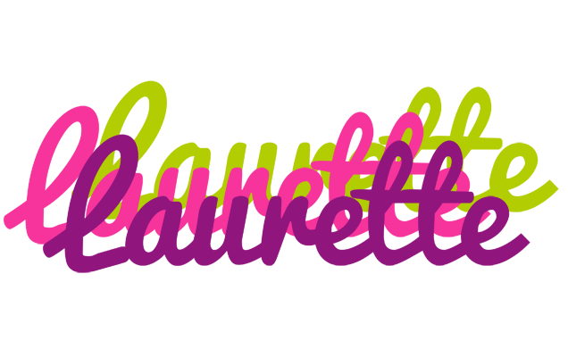 Laurette flowers logo