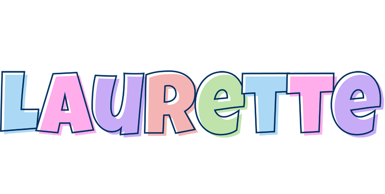 Laurette pastel logo