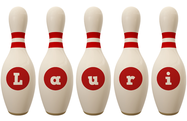 Lauri bowling-pin logo