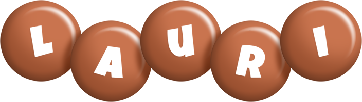 Lauri candy-brown logo