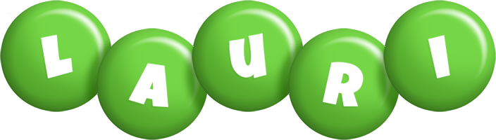 Lauri candy-green logo