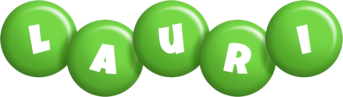 Lauri candy-green logo