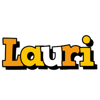 Lauri cartoon logo