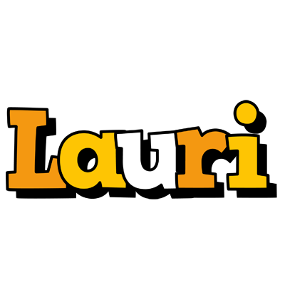 Lauri cartoon logo