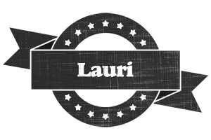 Lauri grunge logo