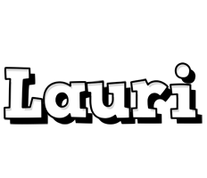 Lauri snowing logo