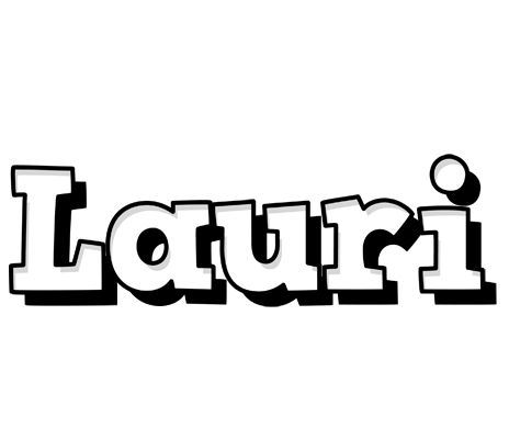 Lauri snowing logo