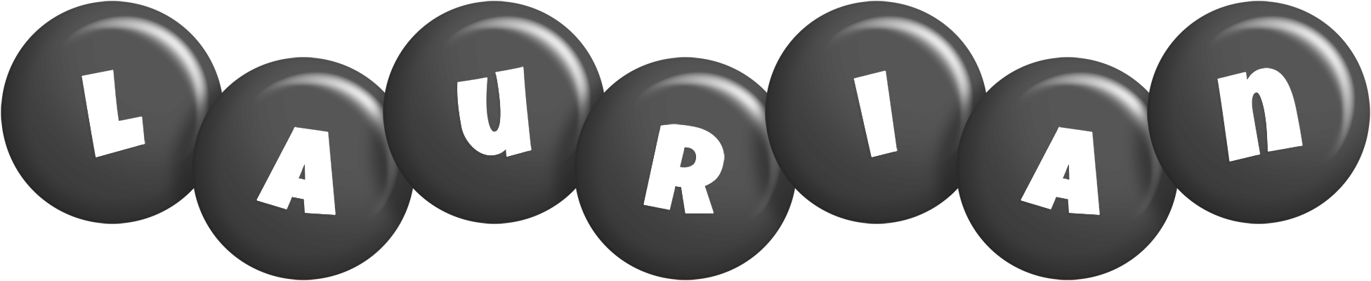Laurian candy-black logo