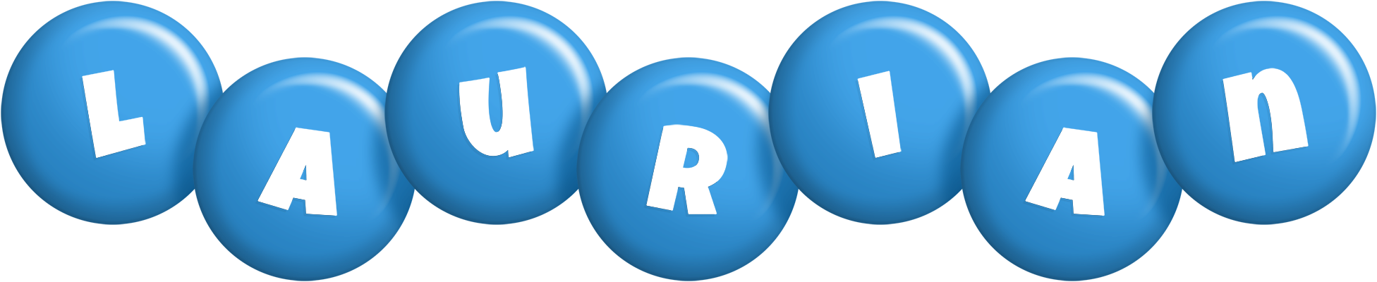 Laurian candy-blue logo