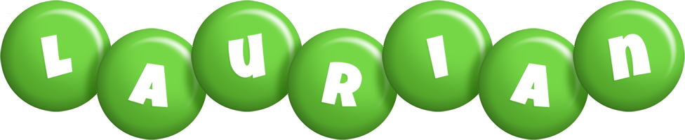 Laurian candy-green logo