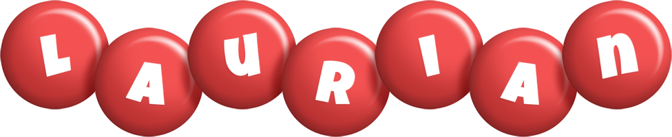 Laurian candy-red logo