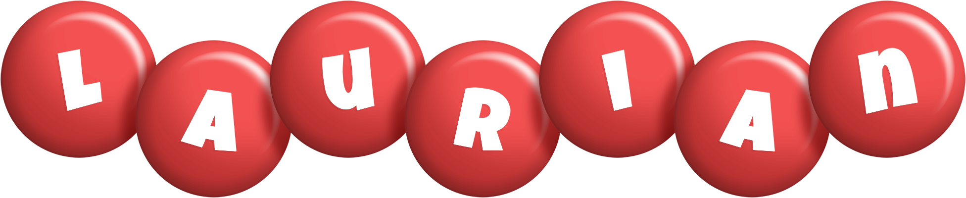 Laurian candy-red logo
