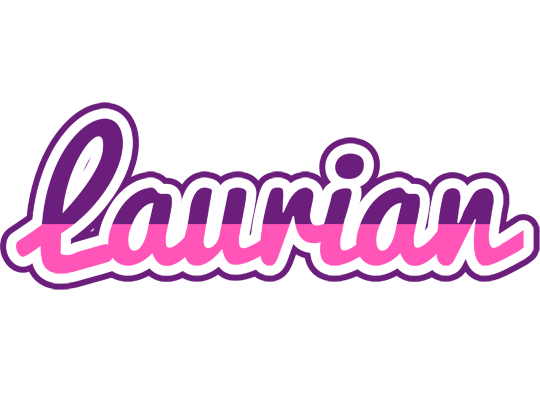 Laurian cheerful logo