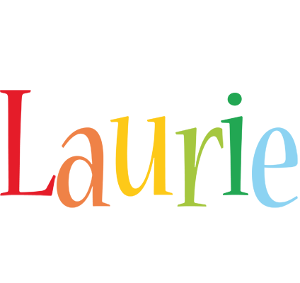 Laurie birthday logo