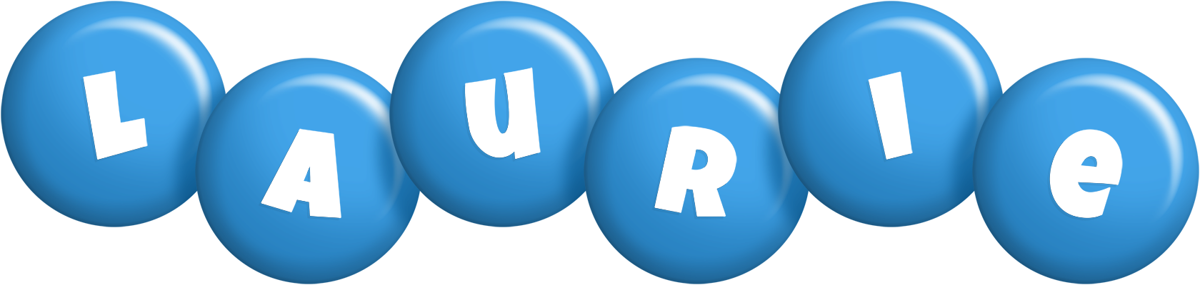 Laurie candy-blue logo