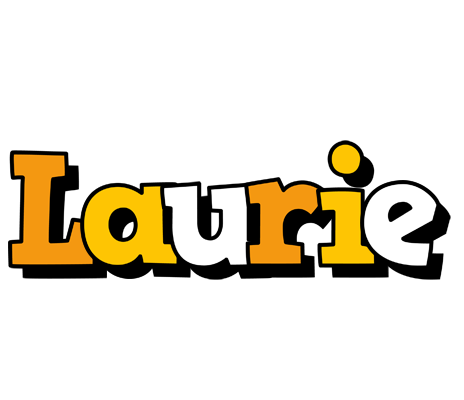 Laurie cartoon logo
