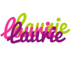 Laurie flowers logo