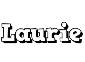 Laurie snowing logo