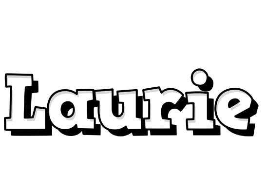 Laurie snowing logo