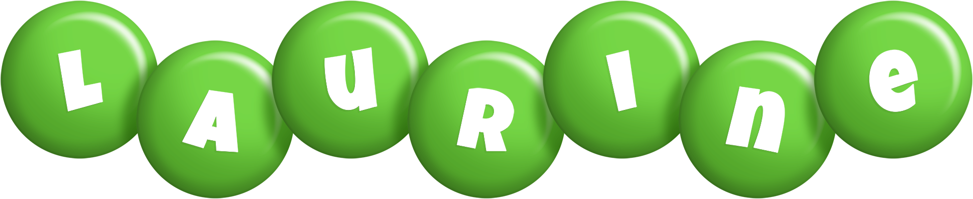 Laurine candy-green logo