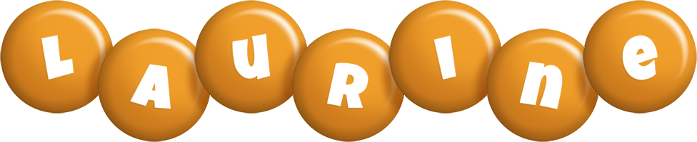 Laurine candy-orange logo