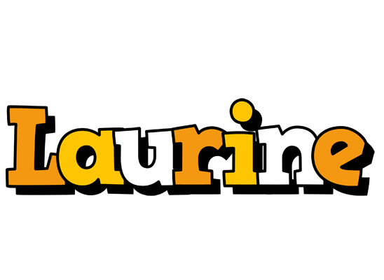 Laurine cartoon logo